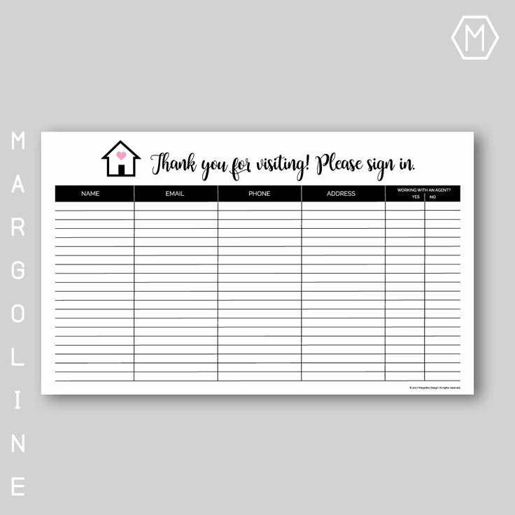 Pto Sign Up Sheet Template Fresh Best 25 Sign In Sheet Ideas On Pinterest