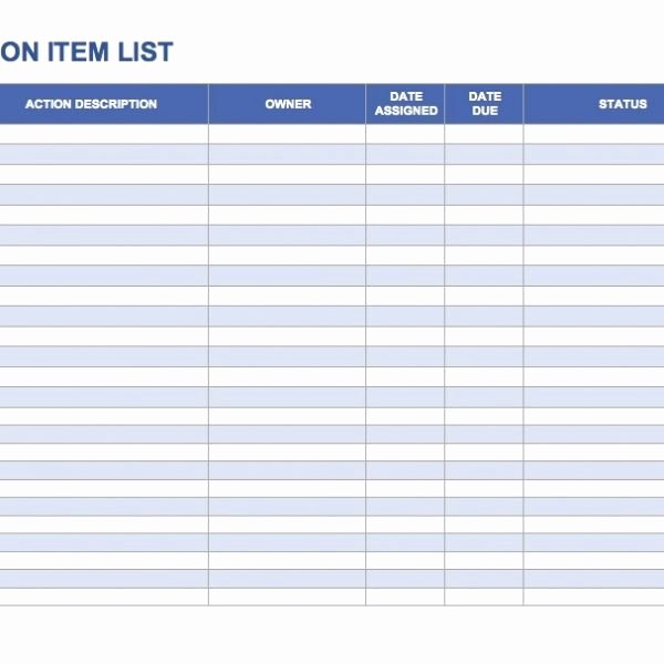 Punch List Template Word Luxury 15 Free Task List Templates – Smartsheet Regarding to Do