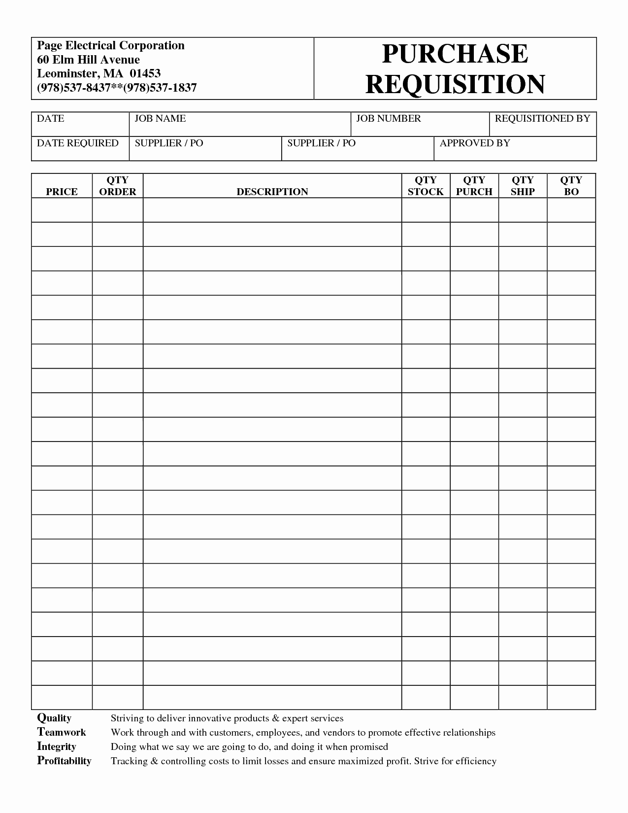 Purchase Request form Template New Purchasing Request form Template