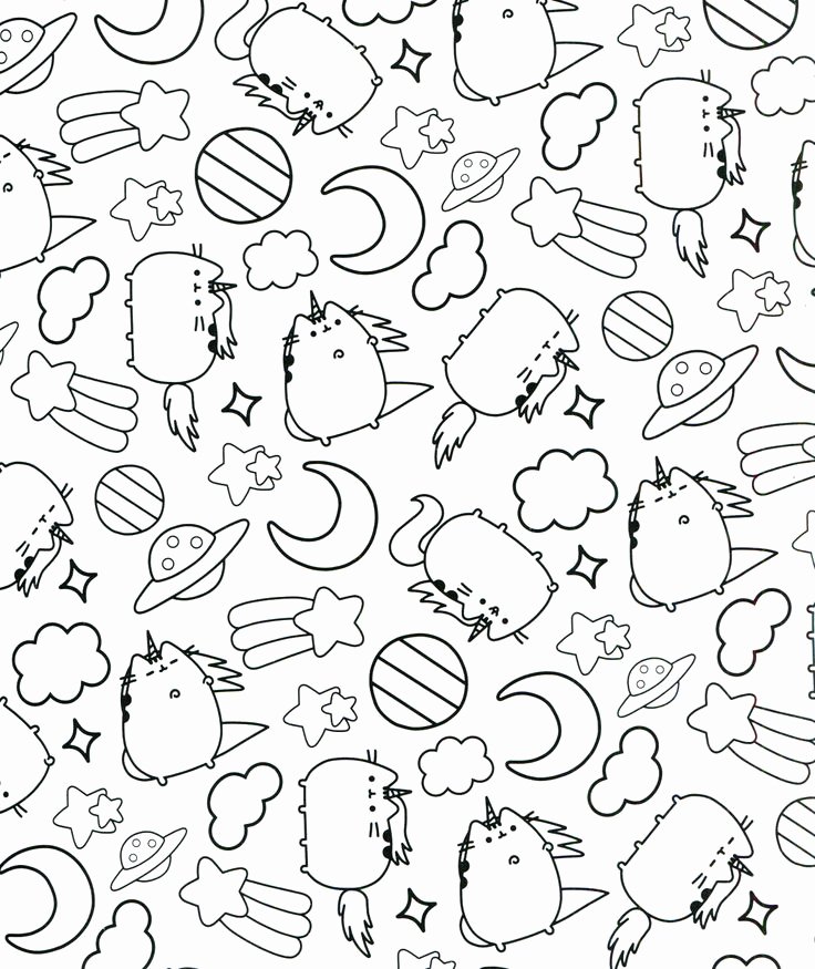 Pusheen Pumpkin Stencil Inspirational 738 Best Coloring Pages Images On Pinterest