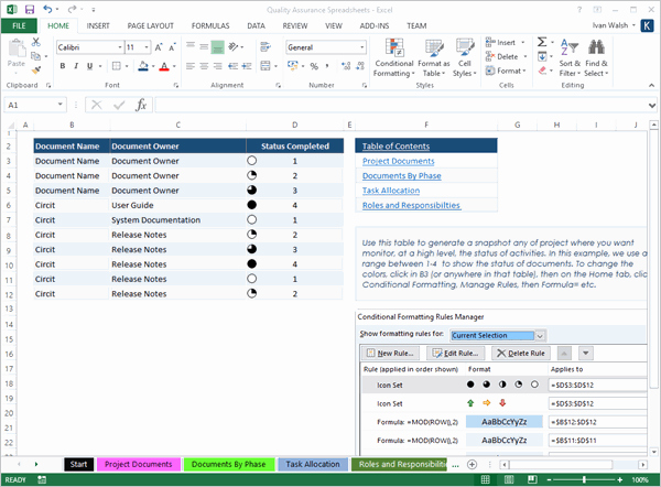 Quality Control Template Excel Luxury Quality assurance Plan Template Ms Word 7 Excel