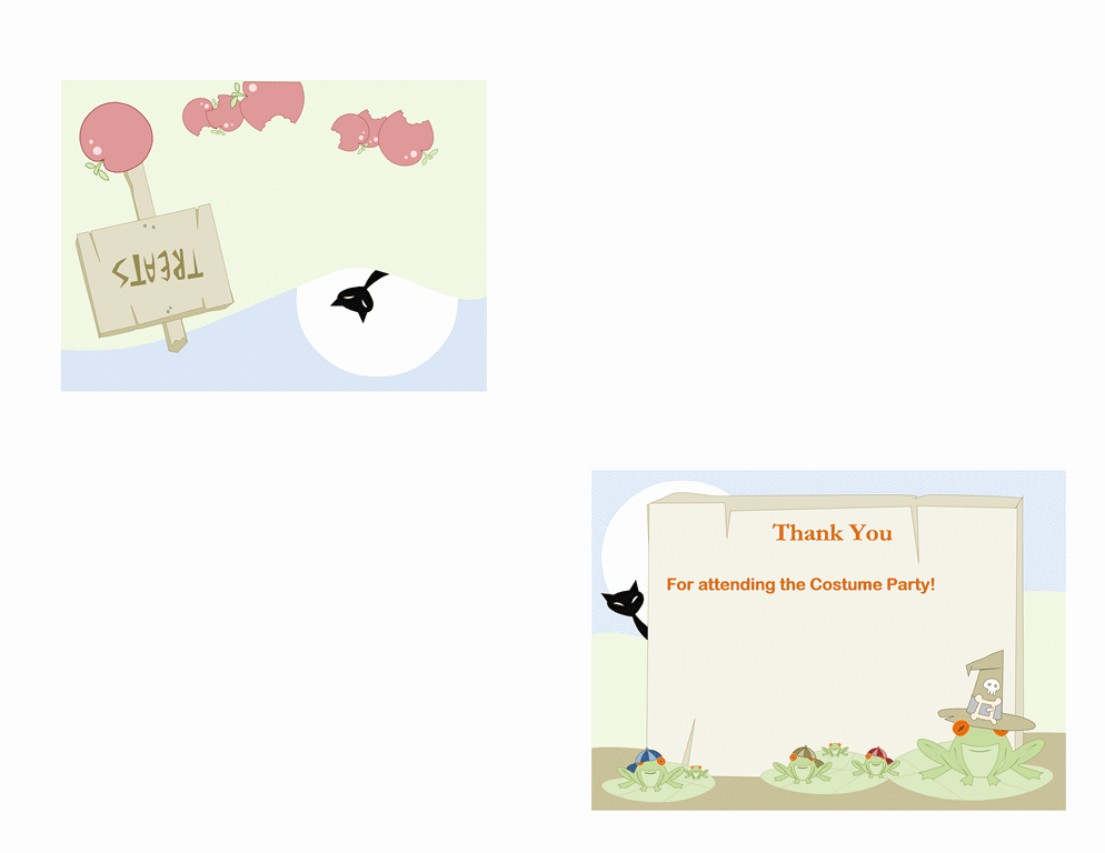 Quarter Fold Card Template Word Awesome Cards Fice