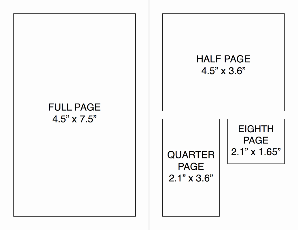 Quarter Page Flyer Template Unique Program Book Camp Shomria Usa