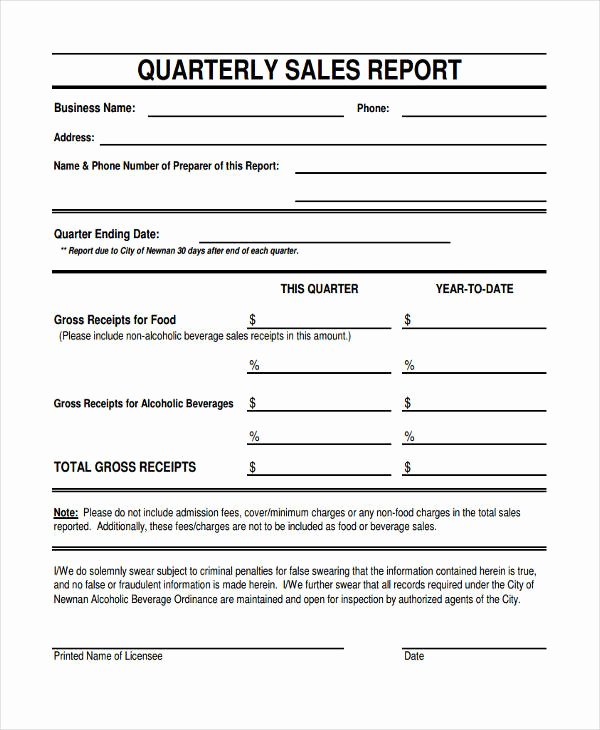 Quarterly Report Example Luxury 36 Sales Report Examples &amp; Samples Pdf Word Pages