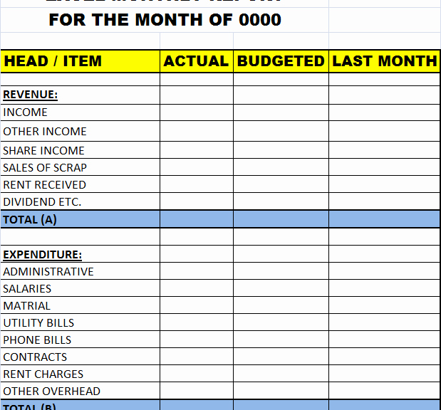 Quarterly Report Template Excel Lovely Excel Monthly Report Template – Excel Word Templates