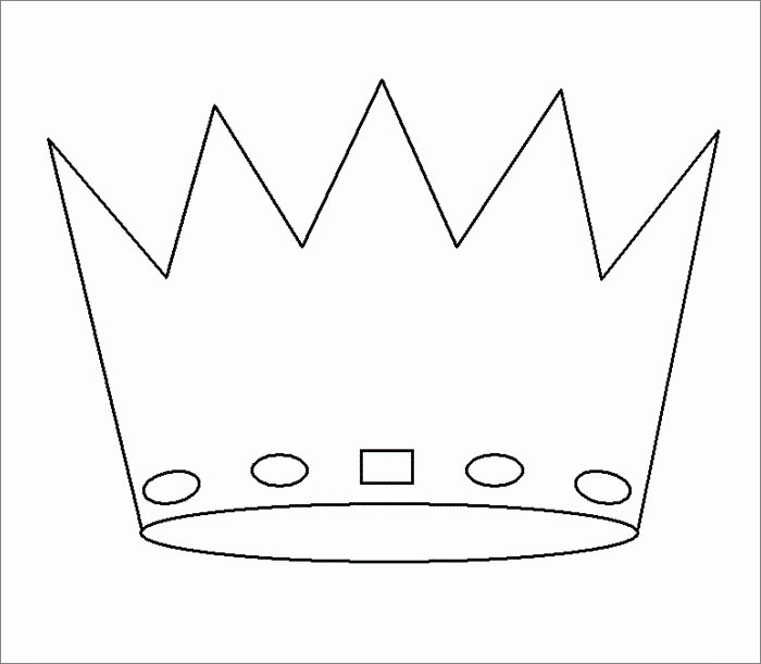 Queen Of Hearts Crown Template Best Of Crown Template Free Templates