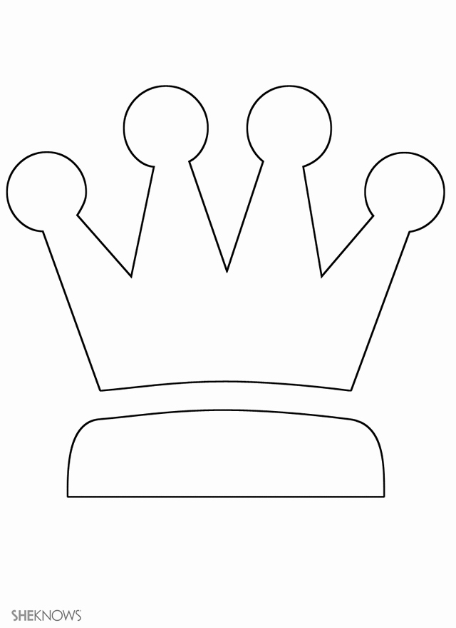 Queen Of Hearts Crown Template Best Of King S Crown Free Printable Coloring Pages