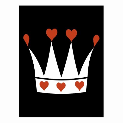 Queen Of Hearts Crown Template Fresh Queen Of Hearts Crown Post Cards