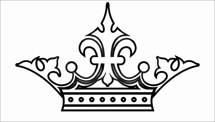 Queen Of Hearts Crown Template Inspirational 30 Best Crown Tattoo with Heart Outline Design Images On