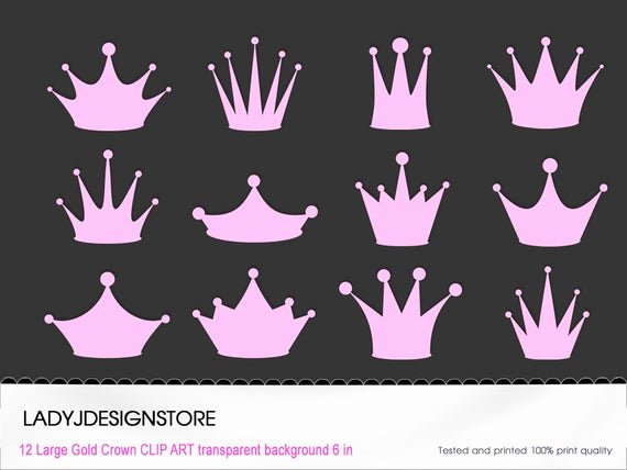 Queen Of Hearts Crown Template New Items Similar to Pink Princess Crown Clip Art 12 Digital