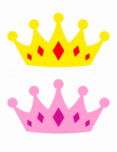 Queen Of Hearts Crown Template Unique King and Queen Crowns Clipart