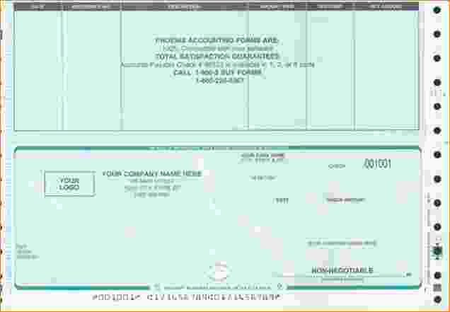 Quickbooks Check Template Word Awesome 28 Of Payroll Check Template