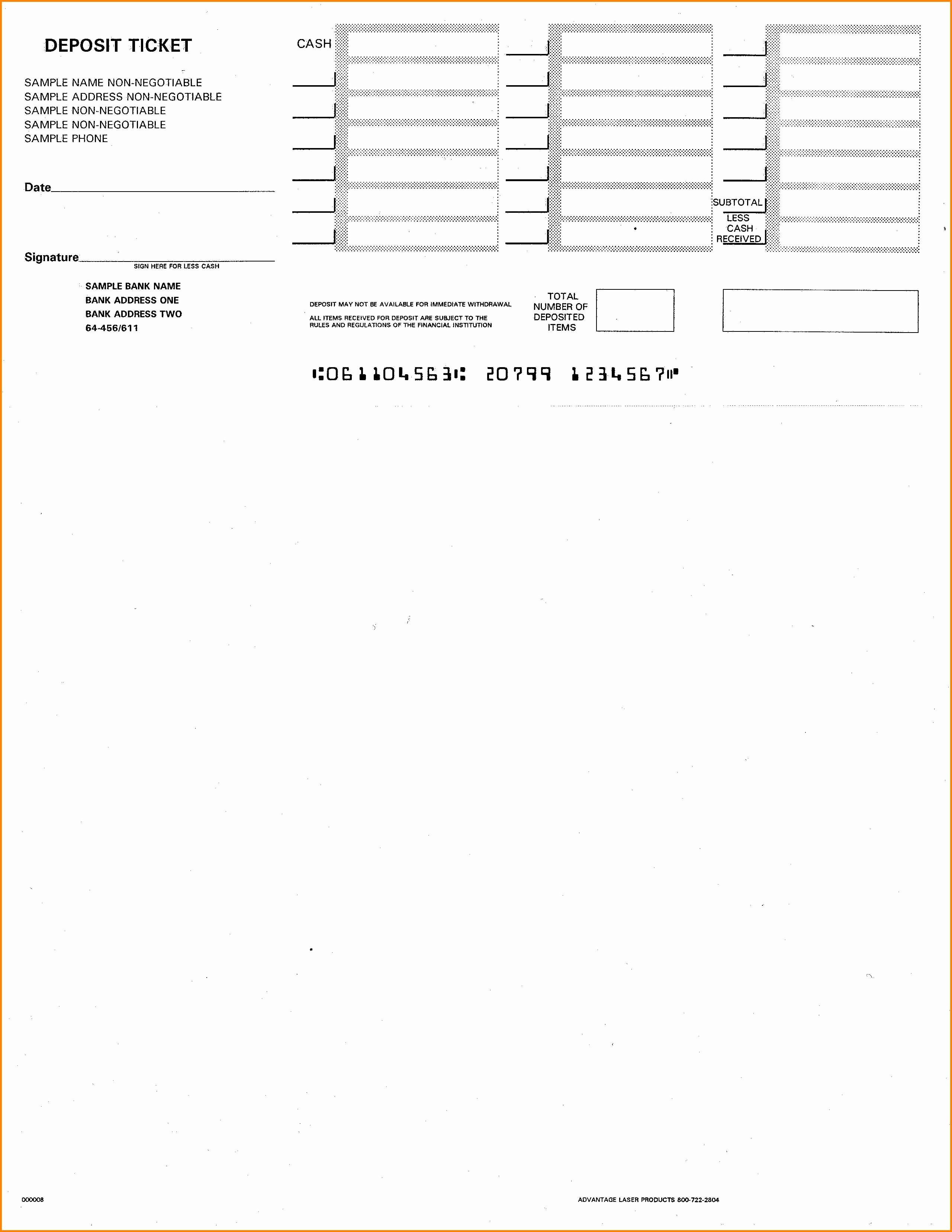 Quickbooks Check Template Word Best Of 10 Printable Deposit Slip Steamtraaleren Borgenes