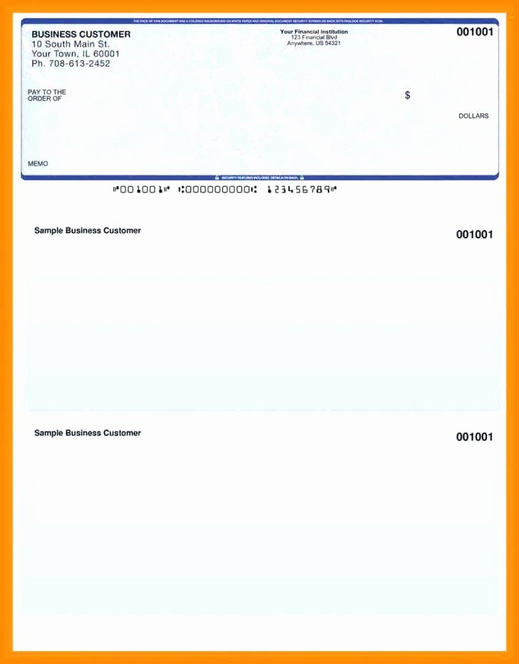 Quickbooks Check Template Word Lovely 15 Quickbook Paystub