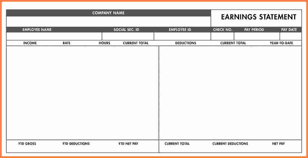 Quickbooks Pay Stub Template Lovely Quickbooks Pay Stub Template