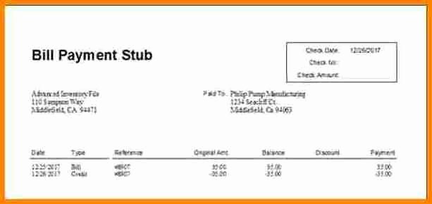 Quickbooks Pay Stub Template New 5 Quickbooks Pay Stub Template