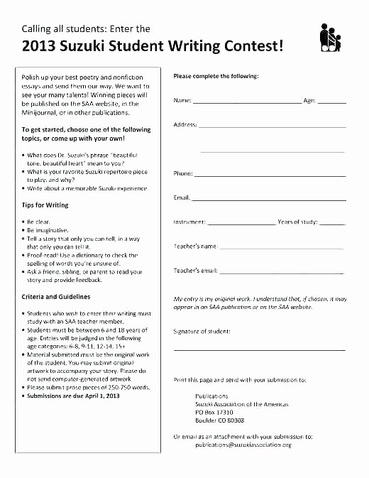 Raffle Entry form Template Awesome Drawing Entry form Template