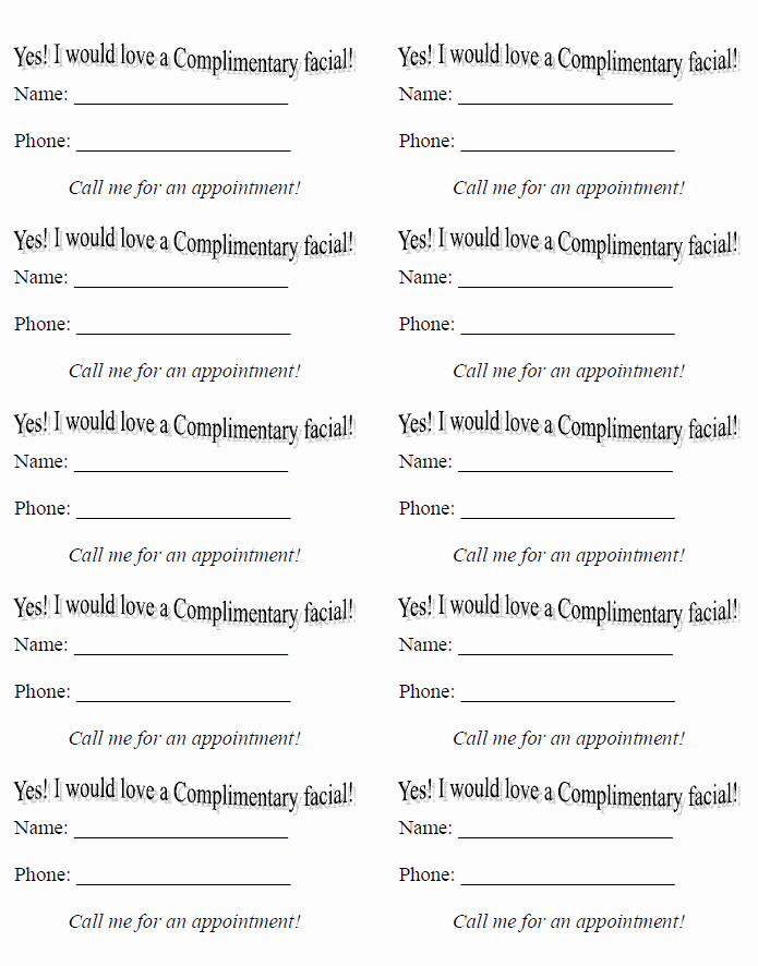 Raffle Entry form Template Unique Mary Kay Drawing Slips Template Tanyas Marykay