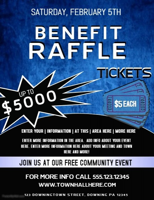 Raffle Flyer Template Fresh Raffle Template