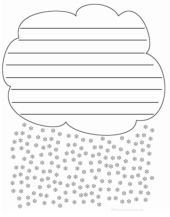 Raindrop Writing Template Awesome Shape Poems Enchantedlearning