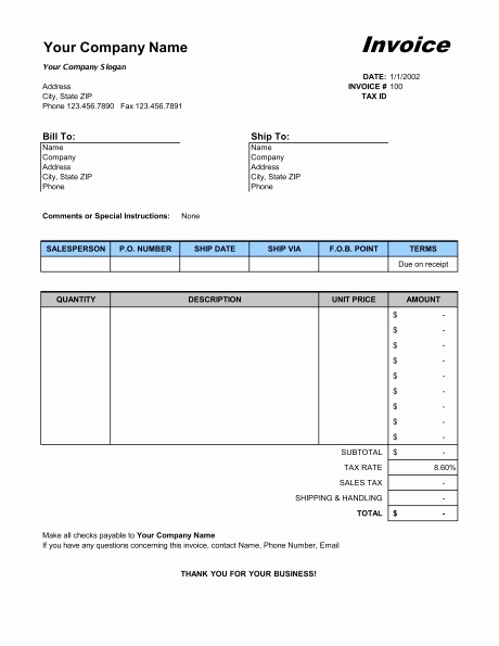 Real Estate Commission Invoice Template Best Of 7 Sales Invoice Templates – Fine Word Templates