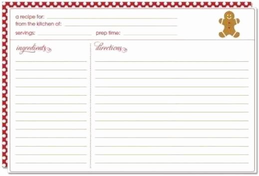 Recipe Template Excel Best Of 21 Free Recipe Card Template Word Excel formats