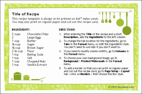 Recipe Template Excel Elegant Blank Recipe Template 8x11 Templates Resume Examples