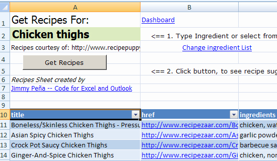 Recipe Template Excel Luxury Excel Weekly Meal Planner