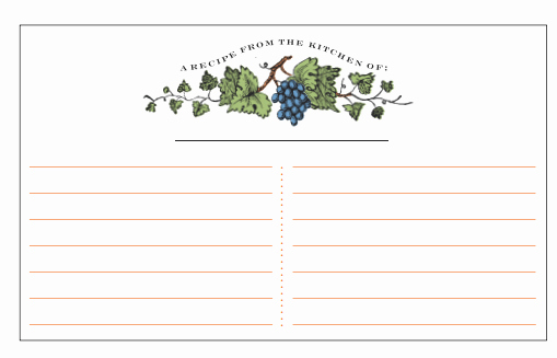 Recipe Template Excel Unique 21 Free Recipe Card Template Word Excel formats