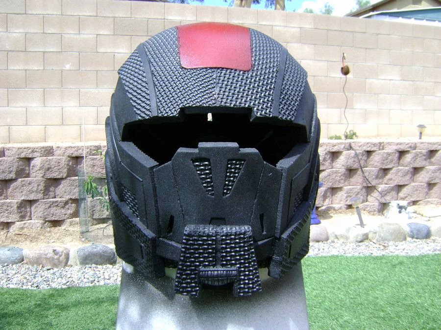 Red Hood Helmet Foam Template Best Of Mass Effect Breather Helmet by Skullqueen57viantart