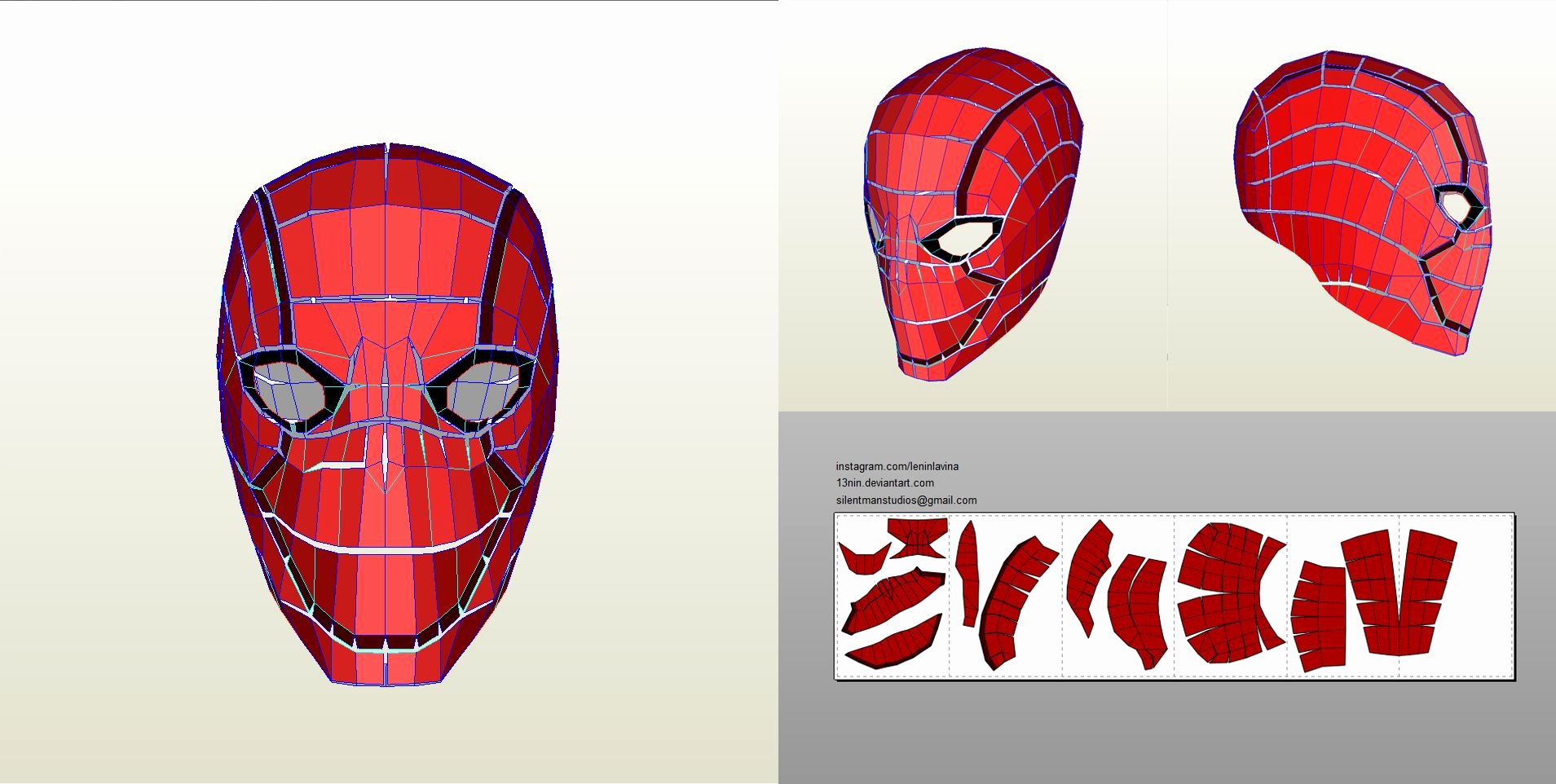 Red Hood Helmet Foam Template Best Of Redhood Pepakura Screenshot Marvel &amp; Dc