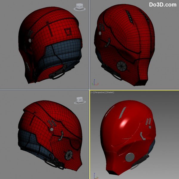 Red Hood Helmet Foam Template New 3d Printable Model Red Hood Arkham Knight Helmet