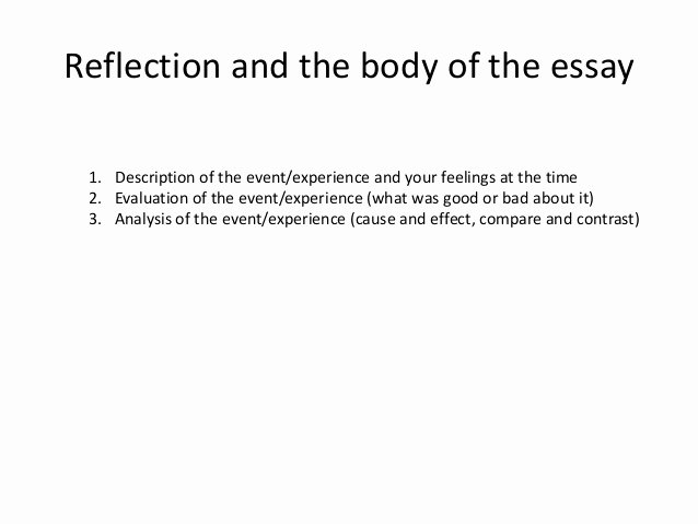 Reflection In English Class Unique How to Write A Reflective Essay