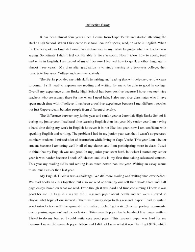 Reflective Letter for English Class Best Of 6 7 Reflective Writing Examples