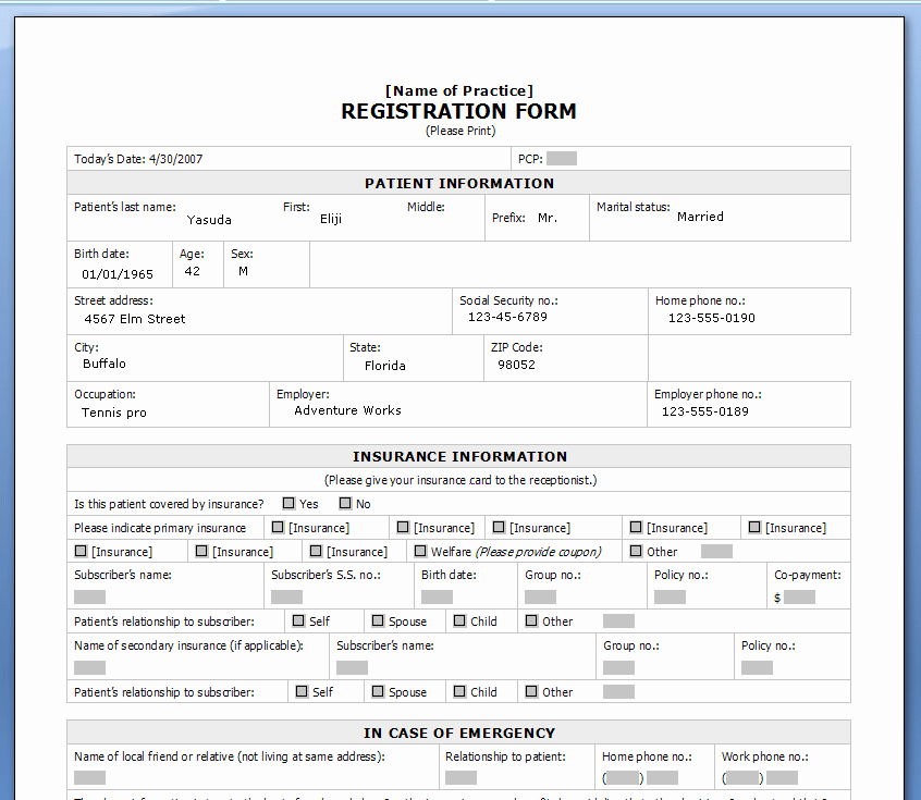 Registration form Template Word Free Beautiful Printable Registration form Templates Word Excel Samples
