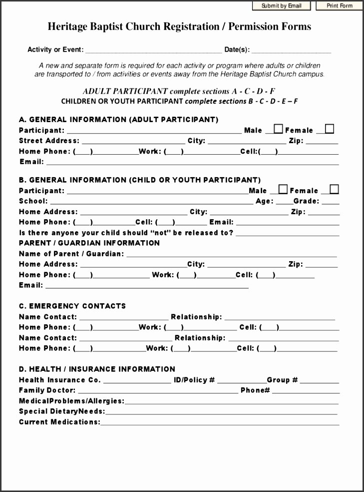 Registration form Template Word Free Best Of 10 event Registration form Template Microsoft Word