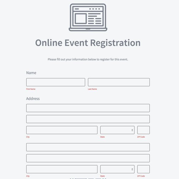 Registration form Template Word Free Inspirational event Registration form Builder