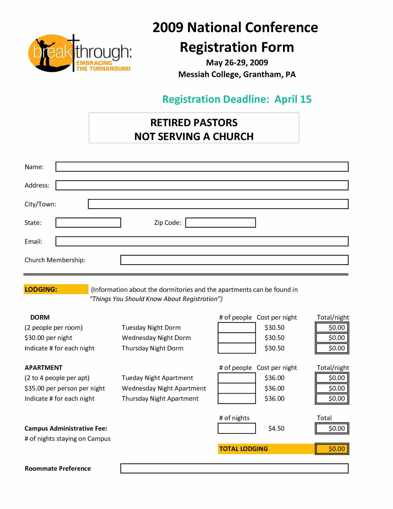 Registration form Template Word Free Unique Registration form Template