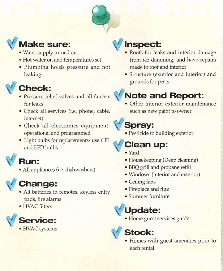 Rent House Rules New A Spring Checklist for Rental Property Management