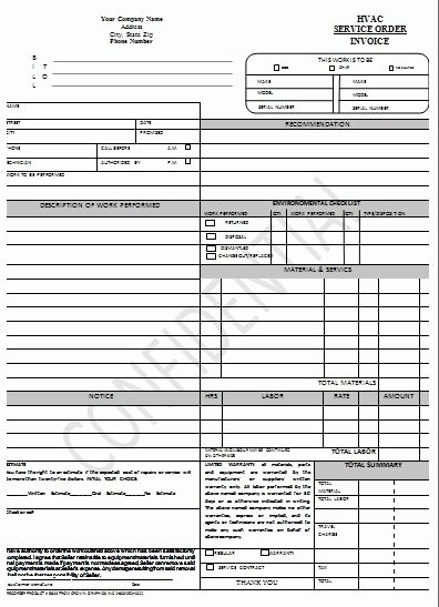 Repair Report Template Best Of Hvac form Sample