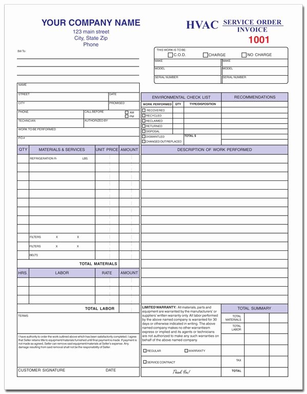 Repair Report Template Elegant Free Hvac Service forms Template before You Call A Ac