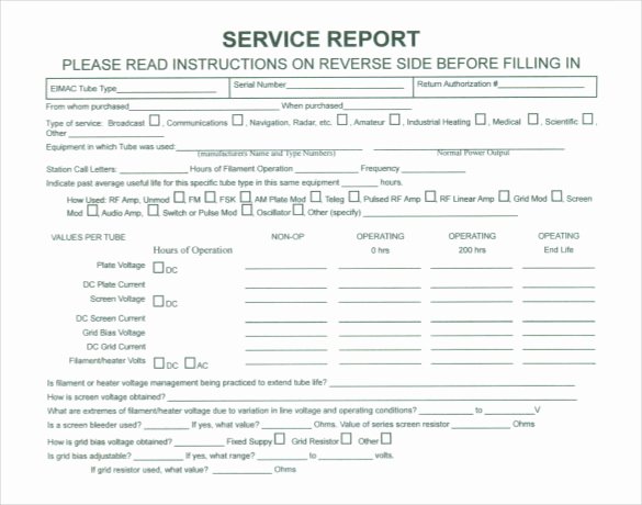 Repair Report Template New Sample Service Report Template 30 Free Word Pdf Apple