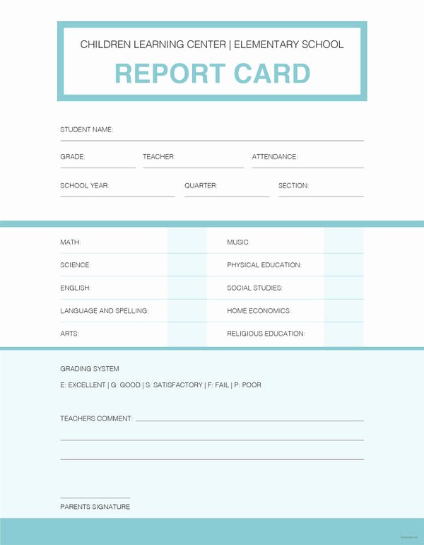 Report Card Templates Free Beautiful Expense Report 11 Free Word Excel Pdf Documents