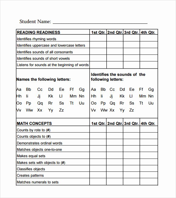 Report Card Templates Free Fresh 7 Report Card Template Free Samples Examples formats