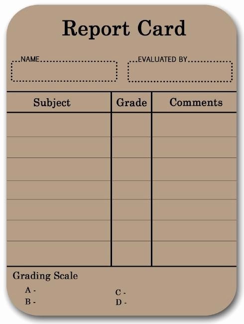 Report Card Templates Free Inspirational 17 Best Images About Report Cards On Pinterest