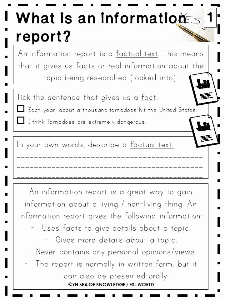 Report Writing Template Lovely Writing Information Reports Writing Reports Guide