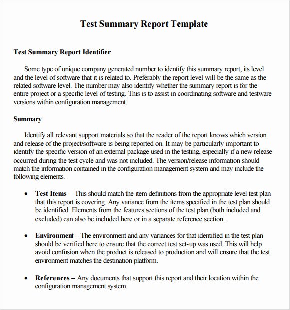 Report Writing Template Luxury Sample Summary Report 9 Documents In Pdf Word Apple