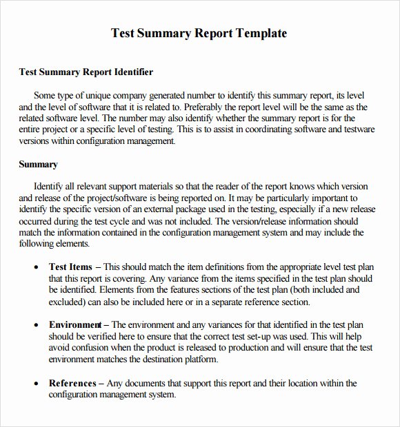 Report Writing Template Luxury Sample Summary Report 9 Documents In Pdf Word Apple