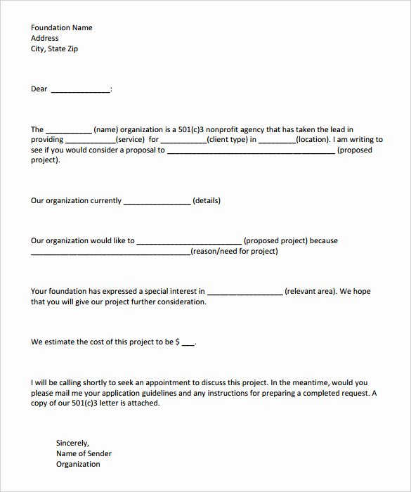 Request for Funds form Template New Grant Application Letter Of Intent Template Science