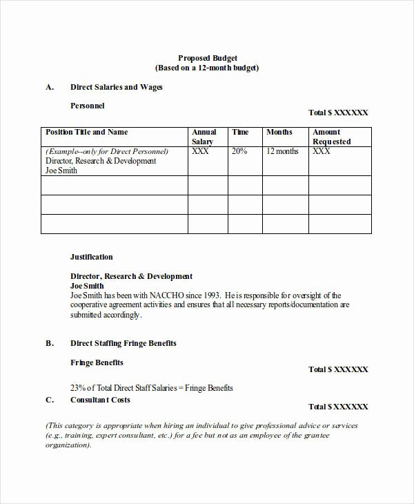 Research Proposal Budget Example Inspirational 15 Bud Proposal Examples Pdf Word Pages